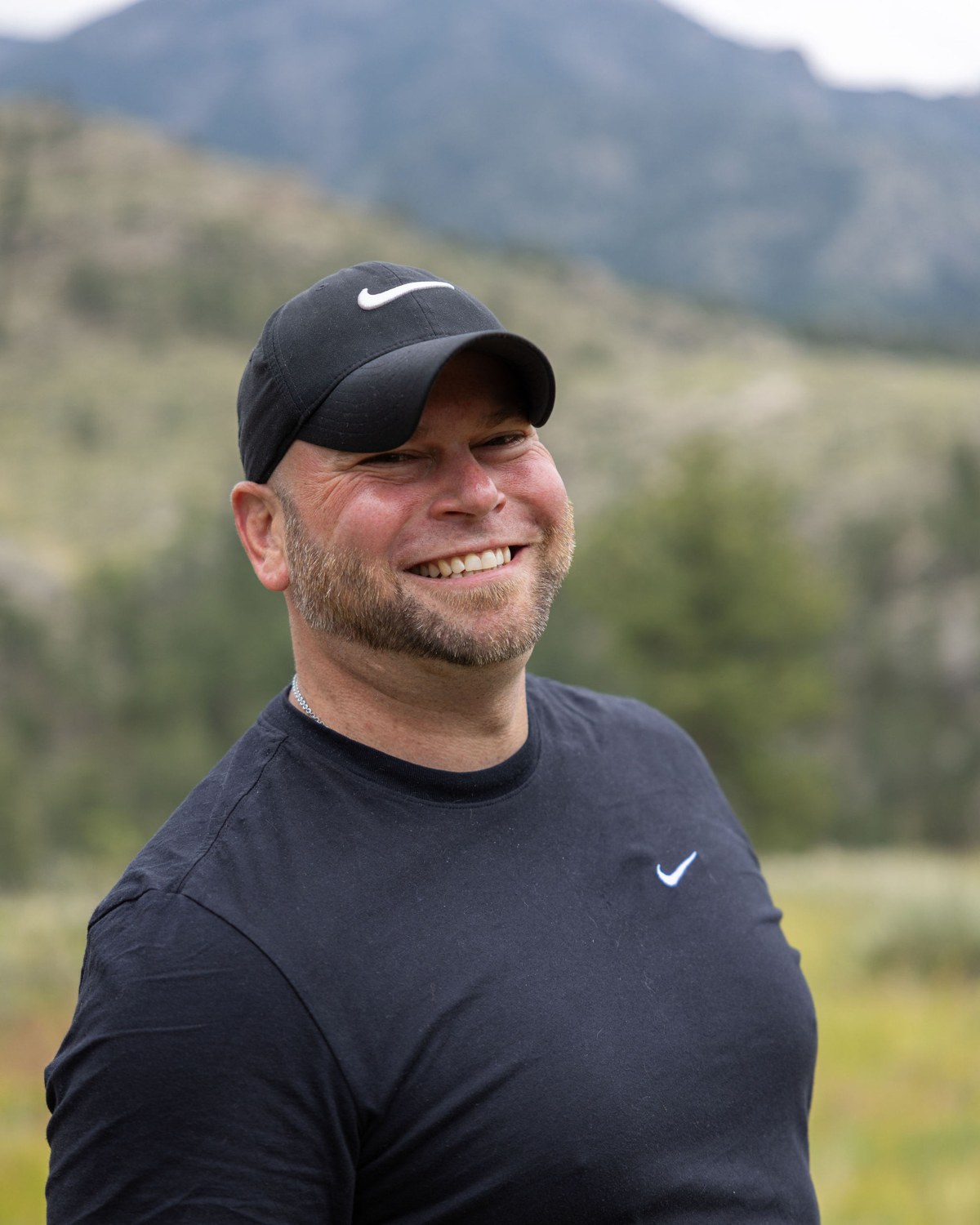 Tom Sylvester outdoors in the mountains